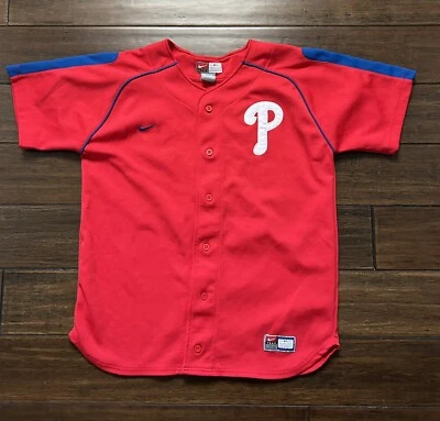 Philadelphia Phillies MLB Ryan Howard #6 Nike Vintage Red Stitched Size Large - Image 1 of 4