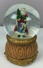 Christmas Decorations Pipka Santa Music Musical Water Globe Plays O Tannenbaum