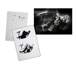 AS-109 Reaper stencil acrylic airbrush spray wall paint ! Duty-fees free ! - Picture 1 of 6