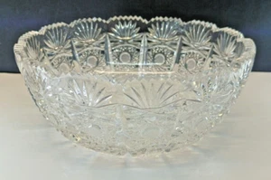 American Brilliant Cut Glass 6 1/4" Fruit Bowl - Picture 1 of 7
