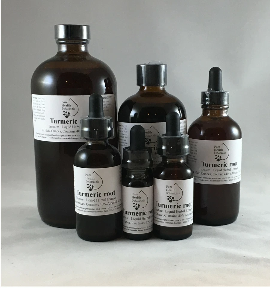 Kurkuma Wurzel Tinktur / Extrakt - 14.8ml/29.6ml/59ml /118ml/237ml/473ml - Bild 1 von 1