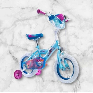 Huffy Disney Frozen 12” Kids Childs Bike Blue Pink 3-5 Years - Picture 1 of 6