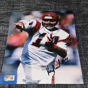 KEN ANDERSON SIGNED AUTOGRAPH 8X10 PHOTO CINCINNATI BENGALS BECKETT BAS COA - Picture 1 of 3