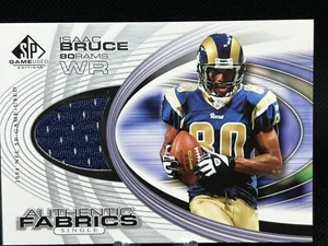 2004 SP Game Used Isaac Bruce Jersey Card St. Louis Rams (B106) - Picture 1 of 2