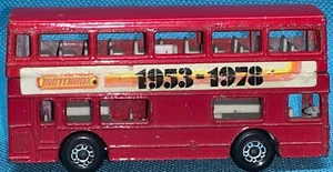 Vintage 1978 Matchbox Superfast The Londoner No.17 Double Decker Bus England  - Bild 1 von 6