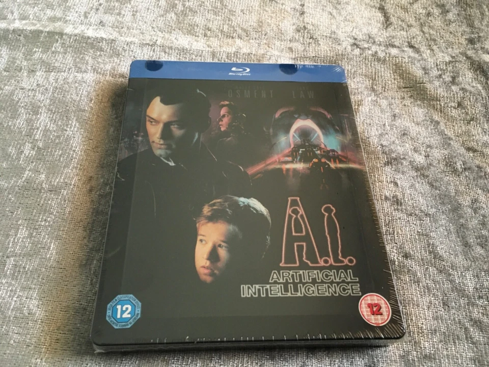 A.I. ARTIFICAL INTELLIGENCE BLU RAY STEELBOOK UK WORLD EXCLUSIVE RARE LONG OOP - Image 1 of 2