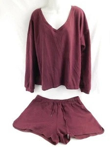 Burgundy Sleep Set - XL - Fashion Brand - Pockets - US Stock - Picture 1 of 6