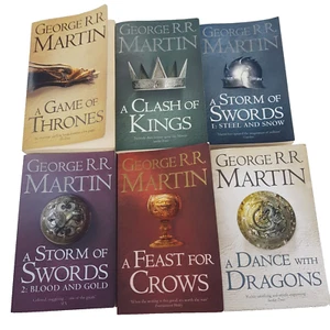 Game Of Thrones - 6 Books - George R R Martin - Paperbacks - Picture 1 of 9