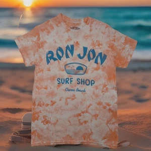 Nueva Camiseta Ron Jon Surf Shop Para Hombre Pequeña Naranja Tie Dye Cocoa Beach FL - Imagen 1 de 9