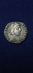 RÖMISCHER GRATIAN A.D.367-383 A.D Silber SILIQUA - Bild 1 von 2