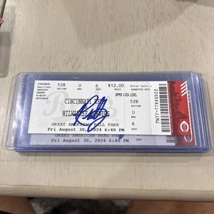 Rhett Lowder Signed MLB Debut Ticket Stub Cincinnati Reds - Picture 1 of 1