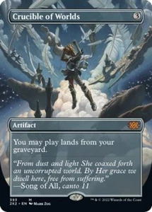 MTG English Crucible of Worlds (Borderless) NM Normal Double Masters 2022 - Picture 1 of 1