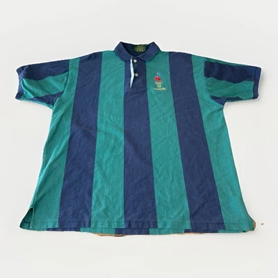 Camisa polo vintage 1996 Atlanta Olympics Hanes para hombre talla XL bloque de color Foto 1 de 4