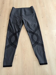 Fanka Body Sculpt Leggings Black Size 2XL Reversible Full Length 26" - Picture 1 of 9