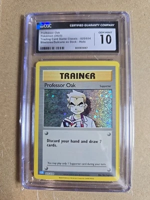 Professor Oak (CLB) 025/034 Trading Card Game Classic Holo - Image 1 of 2
