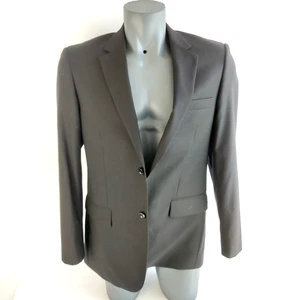 Mens Black Blazer Suit Jacket Classic Two Button Formal Size Medium - Bild 1 von 10