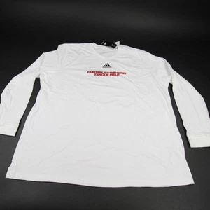 Eastern Washington Eagles adidas Long Sleeve Shirt Men's White New - Picture 1 of 9