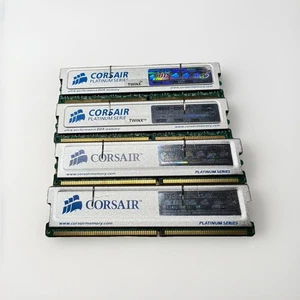 CORSAIR Platinum XMS3200 2GB Kit (4x512MB) PC-3200 DDR-400 CL2 CMX512-3200C2PT - Afbeelding 1 van 2