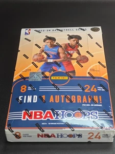 2023/24 Panini NBA Hoops Basketball Hobby Box Factory Sealed Victor Wembanyama - Picture 1 of 3
