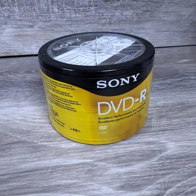 Sony DVD-R 50 Pack 4.7 GB 120 Min Blank Media Disc 1x-16x New - Image 1 of 4