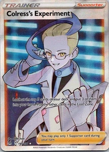 Colress's Experiment (Full Art) 190/196 Swsh11: Lost Origin Holo- NEAR MINT - Picture 1 of 3