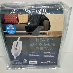 Westerly Micromink Überwurf Heizdecke Controller 4 Heizstufen 50”x60” - Bild 1 von 10