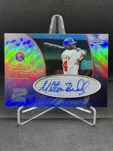 2001 Topps Finest Authentic Auto Milton Bradley #FA-MB Expos - Bild 1 von 2