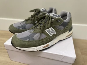 New Balance 991 Sneakers 'Green Grey' M991GGT Men’s 11 Made in England Suede - Picture 1 of 9