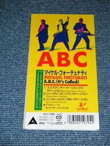MICHAEL FORTUNATI Japan Only 1989 Tall NM 3" CD Single A.B.C. - Picture 1 of 7