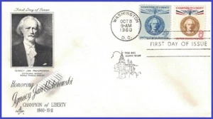 USA4 #1159 U/A ARTCRAFT FDC Combo2 Ignacy Paderewski - Bild 1 von 1