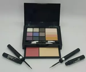 Beauticontrol SET 1-Eyeshadow Palette & 2 Liquid Eyeliner Brown & Black - Picture 1 of 4