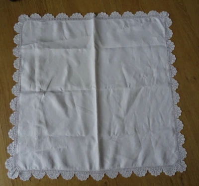 Linge ancien,  taie oreiller fil de  lin, dentelle ( 1 ) - Photo 1/4