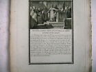 gravure litho 1782 Hugues Capet rend aux moines droit  grav LE BAS d'ap Moreau 
