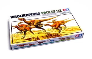TAMIYA Dinosaurio Modelo 1/35 Diorama Set Seis Velociraptores Escala Hobby 60105 - Imagen 1 de 2