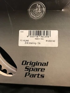 NOS Campagnolo Veloce 10 Speed 42t 135BCD Silver Alloy Chainring Chorus Centaur - Picture 1 of 1
