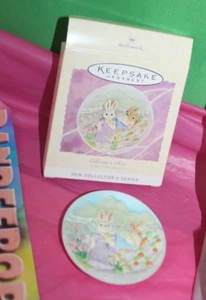 Vintage Hallmark Keepsake Easter Mini Plate Gathering Sunny Memories 1994 Ser 1 - Picture 1 of 4