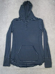 Prana Hoodie Womens Small Blue White - Picture 1 of 7