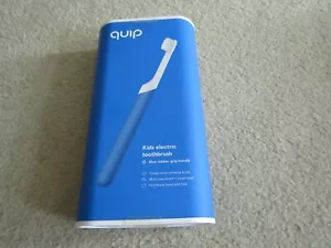 Quip Kids Electric Toothbrush Built-In Timer + Case Blue Rubber - Picture 1 of 3