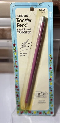 NUEVO De colección W H Collins Hierro Sobre Lápiz Trazo Y Transferencia Púrpura Foto 1 de 2