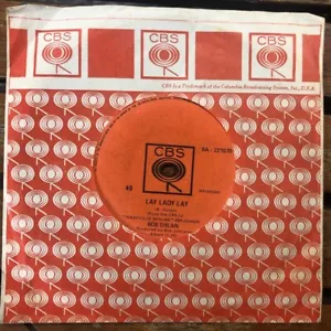 Bob Dylan - Lay Lady Lay 7" single 1969 Australia - Picture 1 of 3