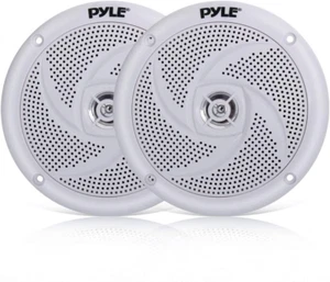 Marine Speakers - 5.25 Inch 2 Way Waterproof and Weather Resistant Outdoor Au... - Picture 1 of 12