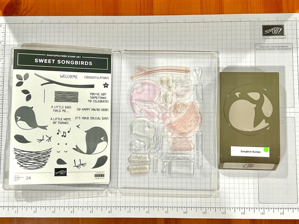 Carimbo aposentado! PACOTE SWEET SONGBIRDS PUNCH - Imagem 1 de 1