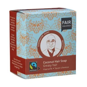 💚 Fair Squared Natural Coconut Greasy Hair Soap 2x80g - Bild 1 von 1