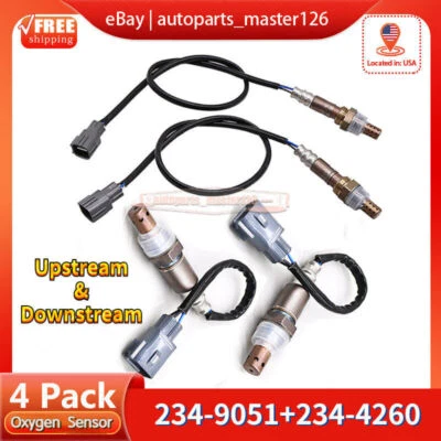 Juego (4) Sensor Oxígeno O2 234-9051 Para Toyota Land Cruiser 2006-07 4.7L 234-4260 Foto 1 de 4