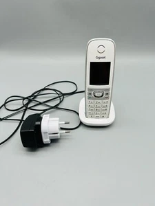 Siemens Gigaset C610 Mobilteil Telefon Telephone weiß + Ladestation Ladeschale - Zdjęcie 1 z 5