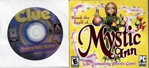 Clue Murder at Boddy Mansion and Mystic Inn Pc New XP Great Family Fun - Picture 1 of 2