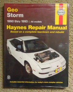 Haynes 40030 Repair Manual For 1990-1993 Geo Storm - Foto 1 di 2