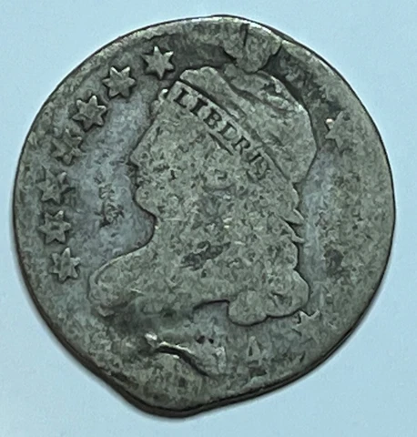 1814 Large Date Capped Bust Dime - Circulated Better Date 10C Cover