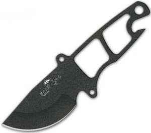 Hoja de mango recubierto de epoxi negro Bear & Son 5 1/8" cuello constante II CC-700-B NUEVA - Imagen 1 de 1