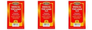 150 Cardboard Gold Perfect Fit Sleeves for Top-Load 3x4 from 75-140 Pt THICK - Picture 1 of 3